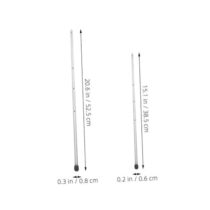 BESPORTBLE 2pcs Soccer Machine Operation Poles Easy Install Foosball Replacement Rods for Table Soccer