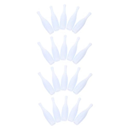 Yardwe 30Pcs Mini Bowling Pin Indoor Bowling Game Compact Bowling Pins for Adults for Family Gatherings Unique Present Improves and Coordination