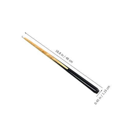 Short Pool Cue Stick Lightweight Billiard Cue for Tight Spaces Home Bar Use Comfortable Grip for Accurate Shots