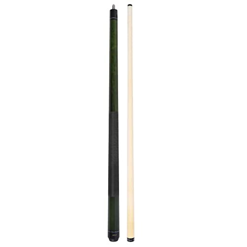 ASKA Short Kids Cue Stick, Canadian Hard Rock Maple, 13mm Hard Tip - color: 48-inches Green, Wrap (LEC48GRN)