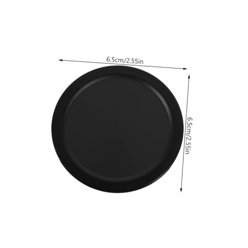 Desktop Ice Hockey Pucks Plastic Black Table Hockey Pucks Small Hockey Accessories Indoor Hockey - color: Black
