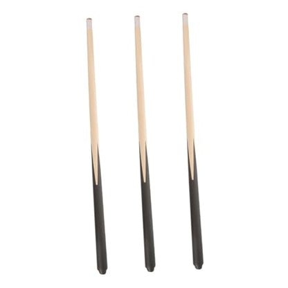 3pcs Mini Hardwood Pool Cue Sticks for Short Billiard Cue for Portable Practice and Family Game Accessories