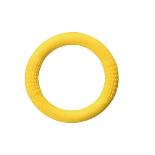 Durable Dog Ring Toy, Floating Flying for Training & Fetch(Yellow) - color: Yellow