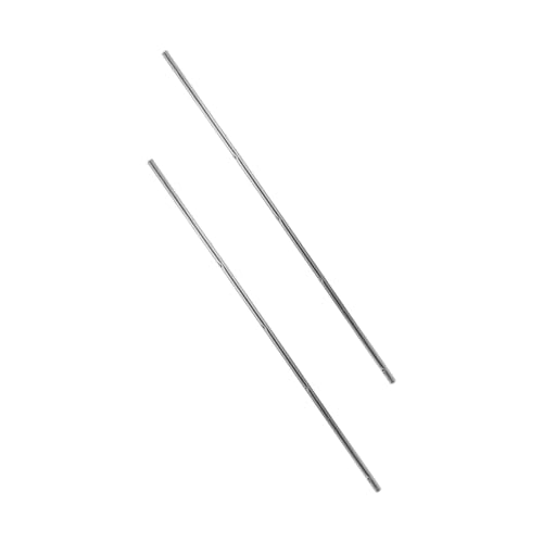 2pcs Foosball Table Replacement Rods Extended Steel Poles Operation Handles for Adult and Tabletop Soccer Game Accessories