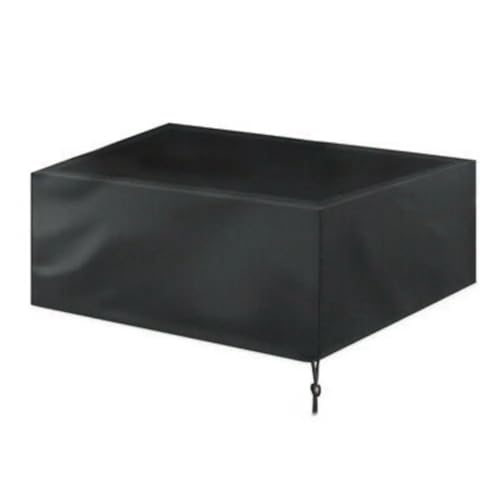 1pc 7/8/9 Feet Billiard Table Cover Waterproof Oxford Cloth Pool Dust with Drawstring Black Snooker(225x116x82cm) - color: 225x116x82cm