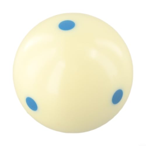 Blue 6 Dot Spot Pool Cue Ball for Billiard Practice Training, Standard 2-1/4 Inch 6 Oz Resin Roundness Ball for Home Game Room Use(Blue) - color: Blue
