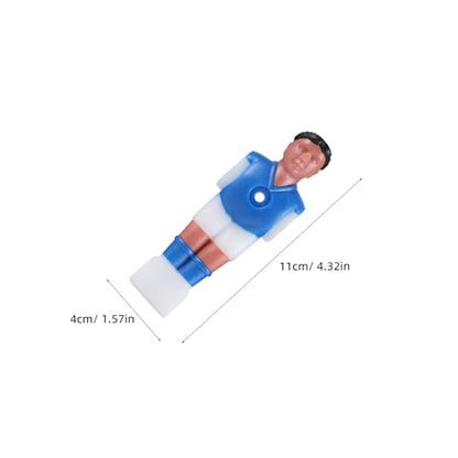 BESPORTBLE Foosball Men, 16Pcs Foosball Replacement Players Foosball Men Player Replacement Table Soccer Player Foosball Table Parts
