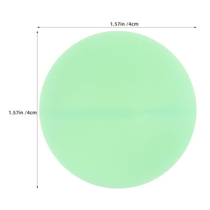 Kisangel 50pcs Lighted Ping Pong Balls - 1.6" Night Glow Table Tennis Balls for Outdoor Sports Activities - Luminous Pingpong for Party Game Props Goodie Bag