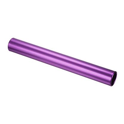 PATIKIL Relay Track Baton, Aluminum Alloy Tube Field Running Race Stick for Outdoor Athletics Sport Game Tool - color: Purple