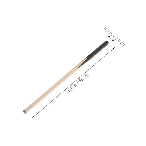 3pcs Mini Hardwood Pool Cue Sticks for Short Billiard Cue for Portable Practice and Family Game Accessories