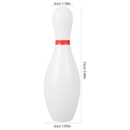 Kids Bowling Set Miniature Bowling Balls and Pins Toy Kit with 10 Pins and 2 Balls Indoor Bowling Games for Kids Bowling Set for Children 2-5 Hand-Eye Coordination Play