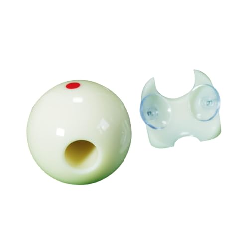 Cue Billiard Practice Ball with Hole for Practice and Aiming - size: Large for Eight Ball