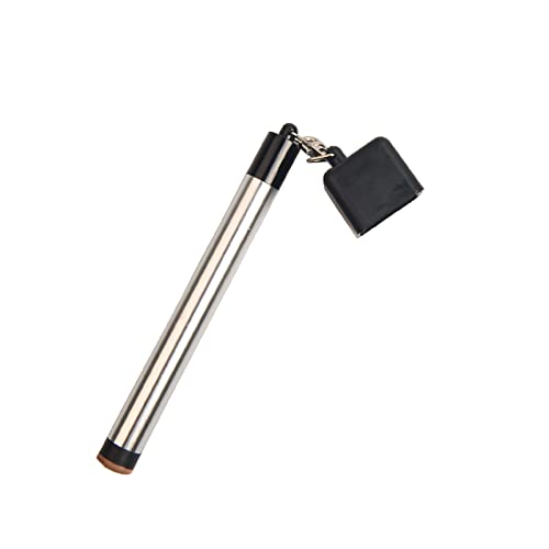 LAKE OF FIRE Pool Cue Chalk Holder – 2-in-1 Billiard Accessory with Pool Chalk Holder & Cue Tip Tool - color: Silver, style: Square