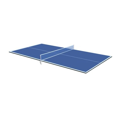 6 * 3Ft Blue Mid-Size Ping Pong Conversion Foldable & Portable Table Tennis Table for Indoor Games - Blue - Professional - Indoor Games - Portable