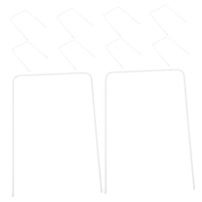 Garneck 10pcs Replacement Accessories for Family Lawn Games Compatible with Croquet Easy Setup for Backyard Outdoor Fun