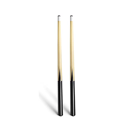 2 Pieces 19Inch Mini Cue Stick Pool Cue Hardwood Billiard Cue Stick for Kids