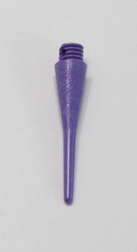 US Darts 250 Purple Cone Replacement Soft Tips - Standard Length - 2BA with Dart Accessory Case