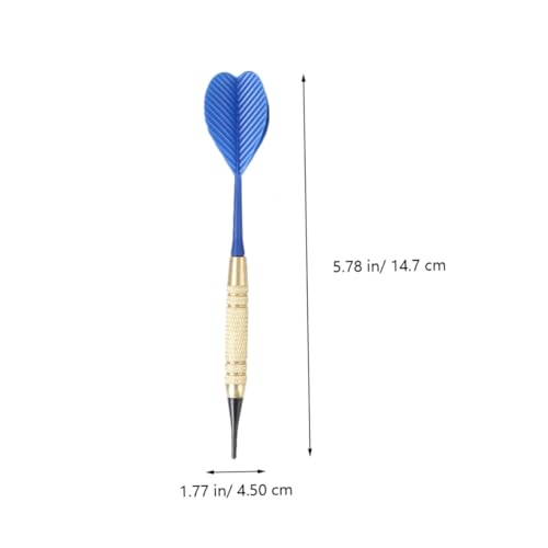 HANABASS 12pcs Complete Dart Set Electronic Darts Soft Tip Supplies Safe for Boys and Girls Replacement Accessories for Game