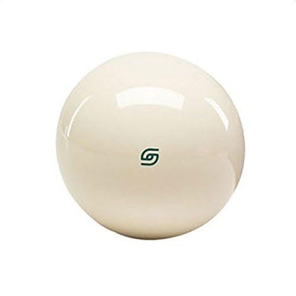 Aramith Magnetic Pool Cue Ball Phenolic Billiard Ball for Coin Operated Billiards Tables - style: Tournament Green Logo