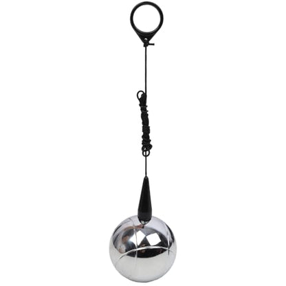 Bocce Ball Game Set, Outdoor Bocce Ball Set, 6 Metal and 1 Wooden Jack, Measuring Tools, Premium Carrying Case, Suitable for Garden, Beach, Backyard and Leisure Entertainment (Gray) - color: Gray