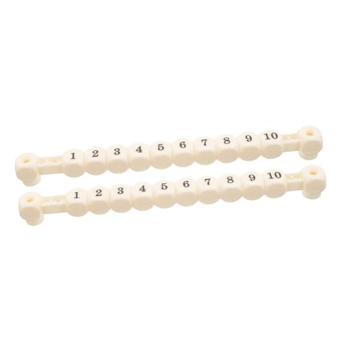 Multifunctional Table Soccer Scorekeeper Portable Score Counters for Boys and Girls Sturdy Scoring Markers for Foosball and Table Games 2-Piece Set