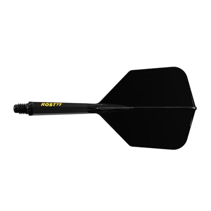 CUESOUL ROST 77 Integrated Dart Shaft and Flight Big Wing Shape,Set of 3 - color: Mixed Color, size: M-28mm