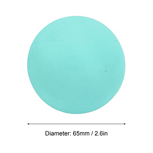 Drfeify EVA Foam Balls, 10pcs 65mm Soft Practice Balls with High Hit and Abrasion Resistance for Indoor Outdoor Training, Kids and Pets Play - color: Lake Blue