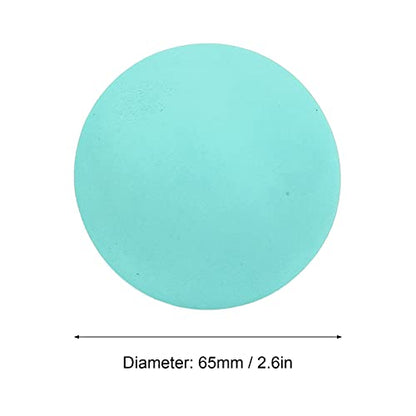 Drfeify EVA Foam Balls, 10pcs 65mm Soft Practice Balls with High Hit and Abrasion Resistance for Indoor Outdoor Training, Kids and Pets Play - color: Lake Blue