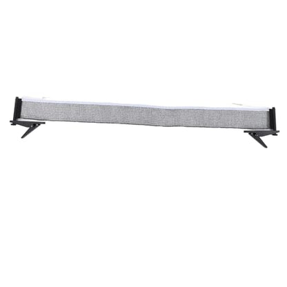 Standard Table Tennis Net Rack Set with Stainless Steel Frame and Nylon Net, Indoor Match Net Belt Bracket for Simple Installation