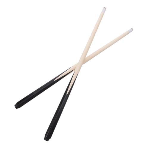 2Pcs Pool Cue Sticks Short Billiard Cues for Tight Spaces Lightweight Cue Sports Accessory for Beginners and Teenagers
