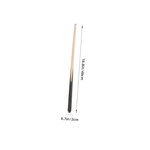 Totority 2pcs Short Pool Cue Stick Billiard Cue for Boys and Girls Compact for Spaces Beginners and Comfortable Grip