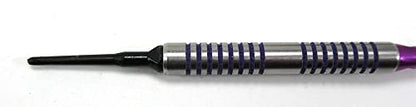 Puurfect Purple Soft Tip Darts - 18 Grams - 80% Tungsten with Upgrade Pack …