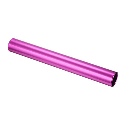 PATIKIL Relay Track Baton, Aluminum Alloy Tube Field Running Race Stick for Outdoor Athletics Sport Game Tool - color: Pink