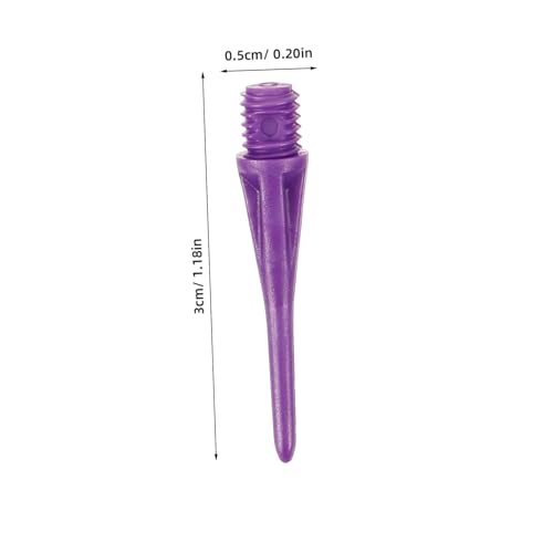 VICASKY Soft Head Points Needle with Tip Accessories Replacement Soft Needles Parts Supplies Flight Heads - color: Purple