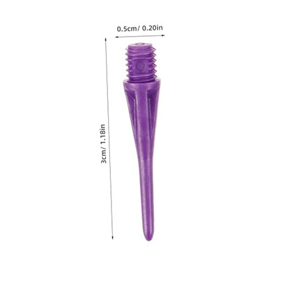 VICASKY Soft Head Points Needle with Tip Accessories Replacement Soft Needles Parts Supplies Flight Heads - color: Purple