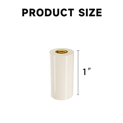 GSE Games & Sports Expert 10 Pieces 12mm/13mm Billiard Pool Tips, Soft/Hard Screw-on Tips Replacement or White Pool Cue Stick Nylon Ferrules Replacement - size: 12mm, style: Nylon Ferrules