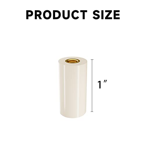 GSE Games & Sports Expert 10 Pieces 12mm/13mm Billiard Pool Tips, Soft/Hard Screw-on Tips Replacement or White Pool Cue Stick Nylon Ferrules Replacement - size: 13mm, style: Nylon Ferrules