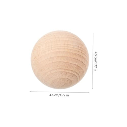 Outdoor Games 5pcs Wooden Croquet Balls Leisure Activity Replacement for Croquet Set Family Gathering