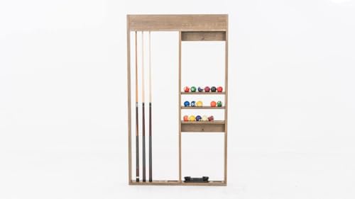 Empire USA Doc & Holiday - Arcadia Wall Rack for George, KACI, Paula Parson Table - (Grey Walnut) - color: Grey Walnut