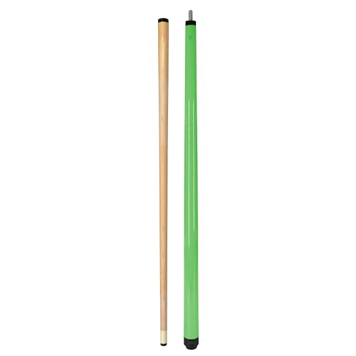 ASKA Short Kids Cue LCS, Canadian Hard Rock Maple Billiard Pool Cue Stick - color: 52-Inches, Green (SWP52G)