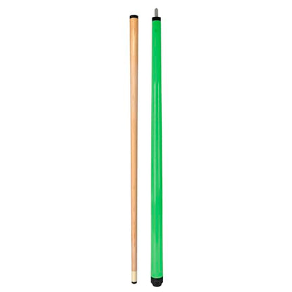 ASKA Short Kids Cue LCS, Canadian Hard Rock Maple Billiard Pool Cue Stick - color: 52-Inches, Green (SWP52G)