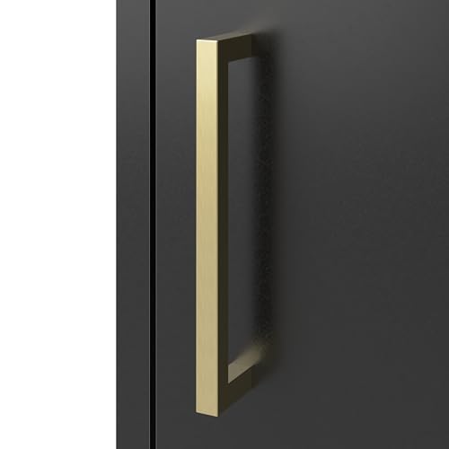 Bush Home Essence Accent Cabinet with Doors, Living Room Furniture, Essence Collection, Black Stipple