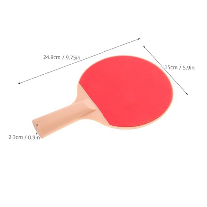 WOONEKY Outdoor Table Tennis Bat Set Elastic Pong Balls Plastic Rackets for Recreation for Family Fun and Sports Activities