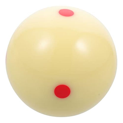 WOONEKY Resin Cue Ball with Dots Pattern for Training High-Grade Billiard Ball for Skill Improvement Durable and Wear-Resistant for Pool Practice