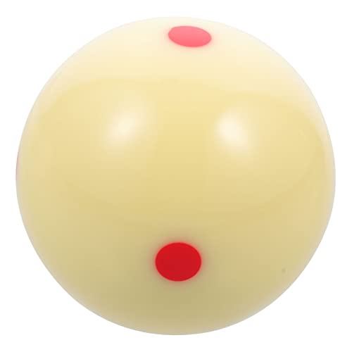 WOONEKY Resin Cue Ball with Dots Pattern for Training High-Grade Billiard Ball for Skill Improvement Durable and Wear-Resistant for Pool Practice