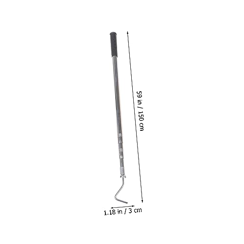Portable Disc Golf Retriever Stick for Disc Golf Accessories Metal Retriever Rod Easy to Use Carry