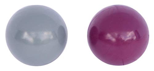 Replacement Croquet Balls - Set of 2 Croquet Balls - Gray and Purple - Made in The USA