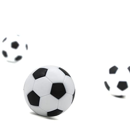 BQSPT 36mm Foosball Balls Foose Balls Table Soccer Game Replacement Foosballs 16pcs,Mini Black and White Soccer Official 36mm Table Footballs Accessory (16 Pack)
