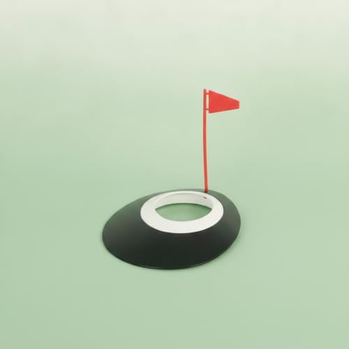 Golf Practice Disc Putting Disc Sports Indoor/Outdoor Use Flag Putting Marker Disk