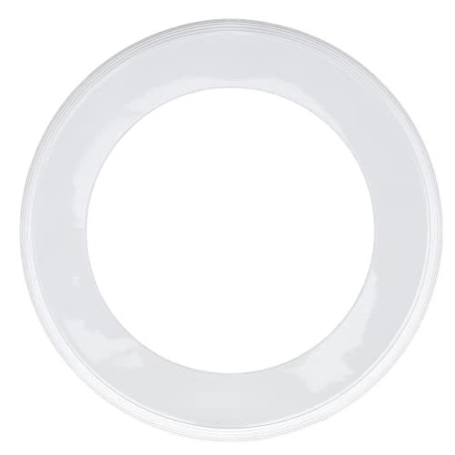 Discet Blank Ring Flyers - Pack of 3 - Choose from 13 Colors, Advanced Aerodynamics for Graceful and Effortless Flight - color: White